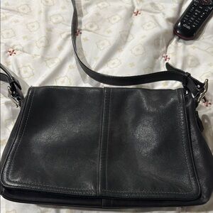 Men's Black Leather Bag